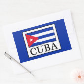 Cuba Rechthoekige Sticker (Envelop)
