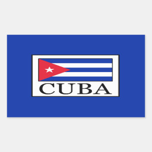 Cuba Rechthoekige Sticker