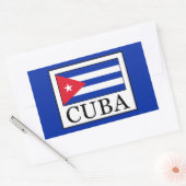 Cuba Rechthoekige Sticker (Envelop)