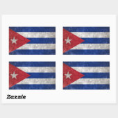 Cuba Rechthoekige Sticker (Vel)