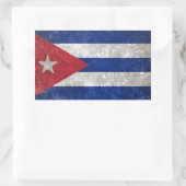 Cuba Rechthoekige Sticker (Tas)