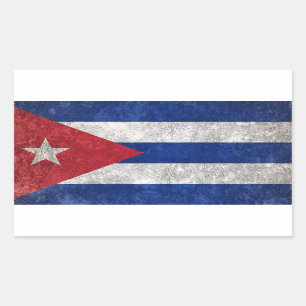 Cuba Rechthoekige Sticker
