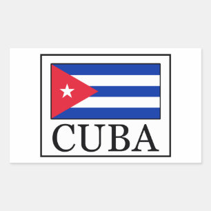 Cuba Rechthoekige Sticker