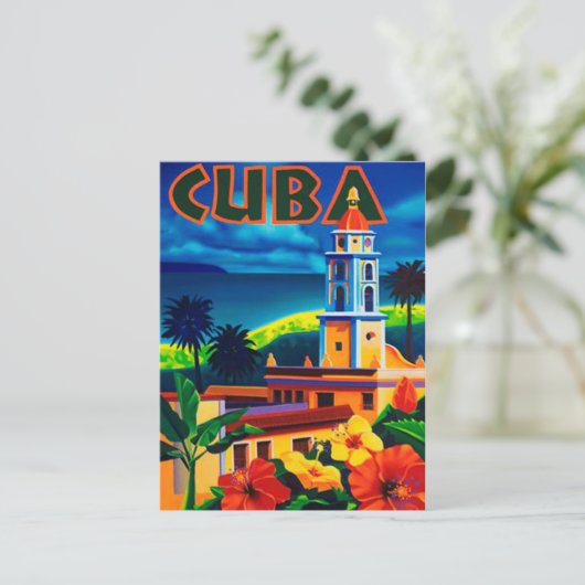  Cuba-reizen Briefkaart (Staand voorkant)