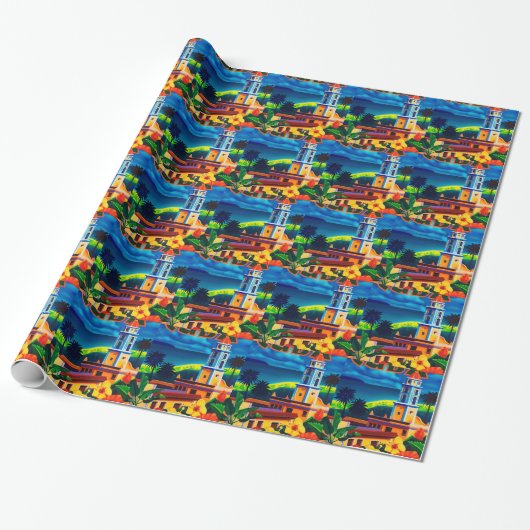 Cuba-reizen Cadeaupapier (Uitgerold)