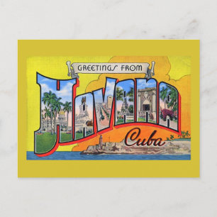 Cuba reizen - Groeten uit Havana Briefkaart