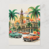  Cuba reizen - Groeten uit Havana Briefkaart (Voorkant)