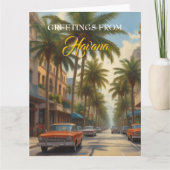  Cuba reizen - Groeten uit Havana Kaart (Voorkant)