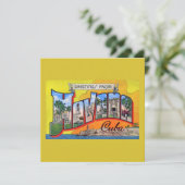  Cuba reizen - Groeten uit Havana Kaart (Staand voorkant)