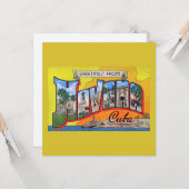  Cuba reizen - Groeten uit Havana Kaart (Voorkant / Achterkant in situ)