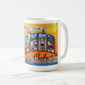  Cuba reizen - Groeten uit Havana Koffiemok (Voorkant rechts)