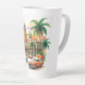  Cuba reizen - Groeten uit Havana Latte Mok (Rechterhoek)