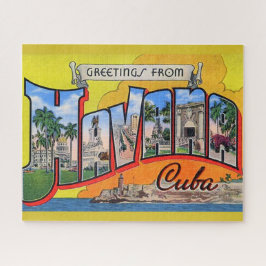  Cuba reizen - Groeten uit Havana Legpuzzel