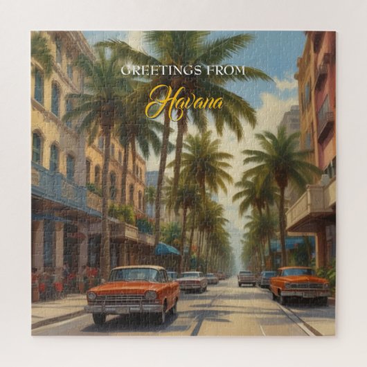  Cuba reizen - Groeten uit Havana Legpuzzel (Verticaal)