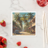  Cuba reizen - Groeten uit Havana Servet (Insitu)