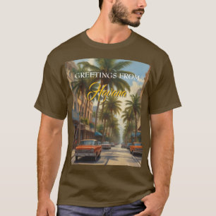  Cuba reizen - Groeten uit Havana T-shirt
