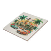 Cuba reizen - Groeten uit Havana Tegeltje (Zijkant)