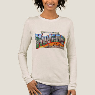  Cuba reizen - Groeten uit Havana Tri-Blend Shirt