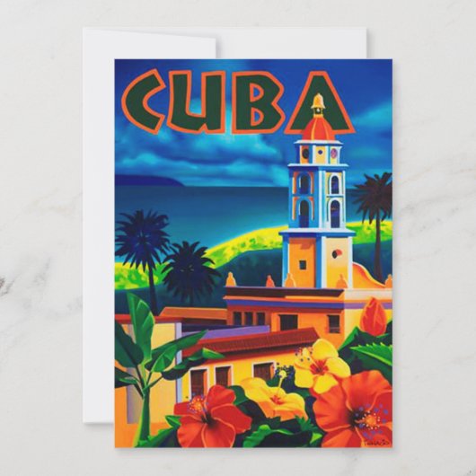 Cuba-reizen Kaart (Voorkant)