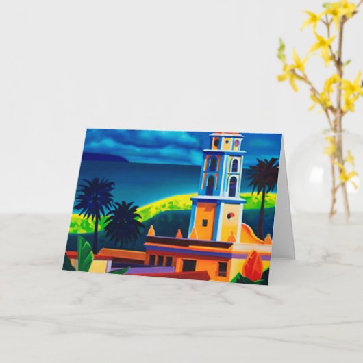 Cuba-reizen Kaart (Gele Bloem)