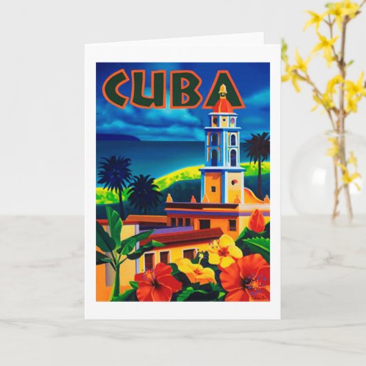  Cuba-reizen Kaart (Gele Bloem)
