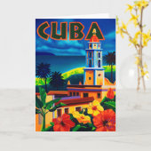 Cuba-reizen Kaart (Gele Bloem)