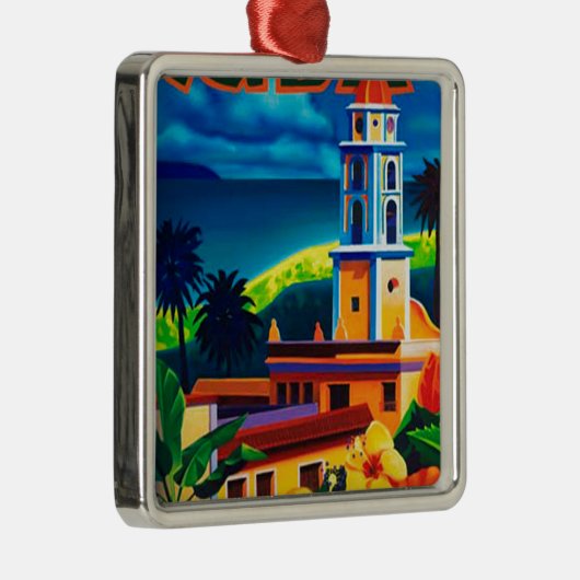  Cuba-reizen Metalen Ornament (Rechts)