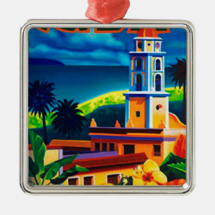 Cuba-reizen Metalen Ornament