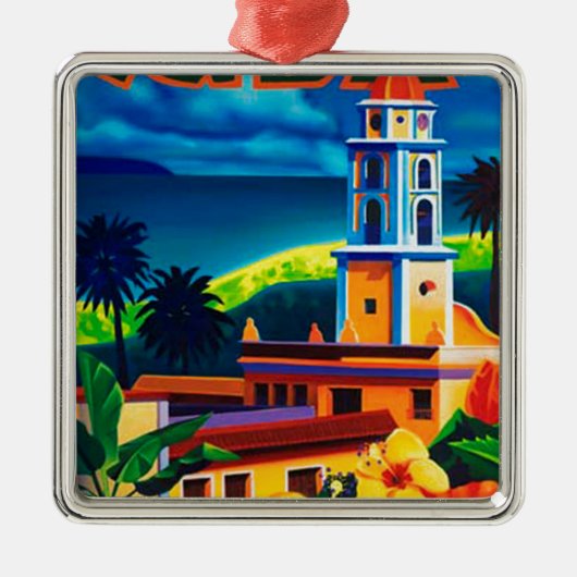  Cuba-reizen Metalen Ornament (Voorkant)