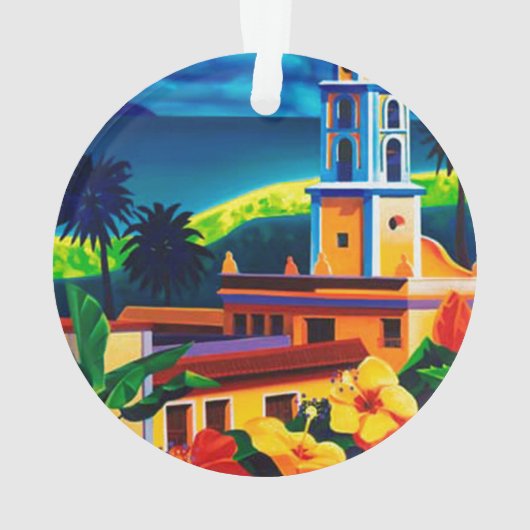 Cuba-reizen Ornament (achterkant)