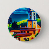  Cuba-reizen Ronde Button 5,7 Cm (Voorkant)