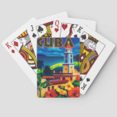 Cuba-reizen Speelkaarten (Achterkant)