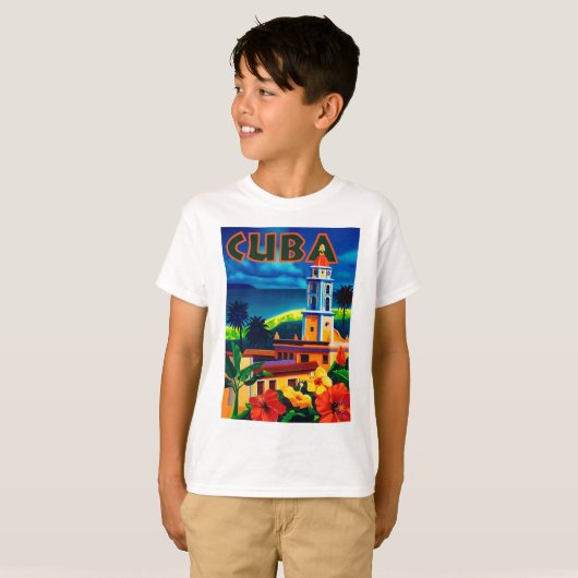  Cuba-reizen T-shirt (Voorkant volledig)