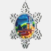 Cuba-reizen Tin Sneeuwvlok Ornament (Rechts)
