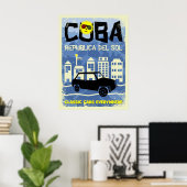 Cuba - Republica del Sol Poster (Thuiskantoor)