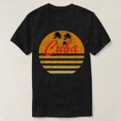 Cuba  Retro 70s Throwback Surf T-shirt (Design voorkant)