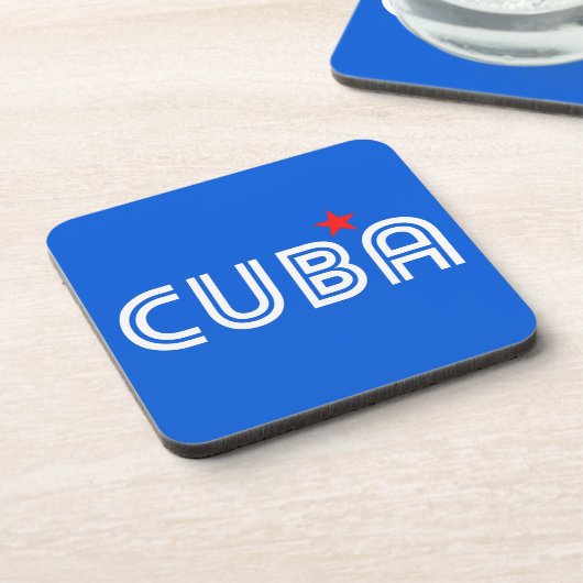 Cuba Retro Bier Onderzetter (Linkerzijde)