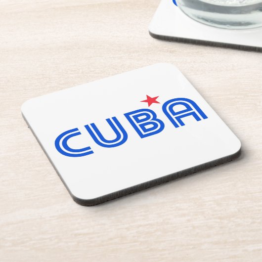 Cuba Retro Bier Onderzetter (Linkerzijde)