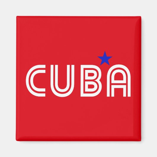 Cuba Retro Magneet (Voorkant)