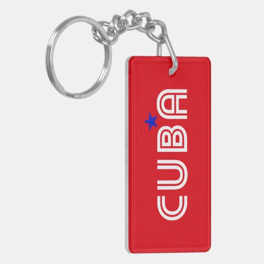 Cuba Retro Sleutelhanger (Voorkant Links)