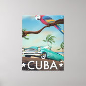 Cuba retro Travel print (Voorkant)