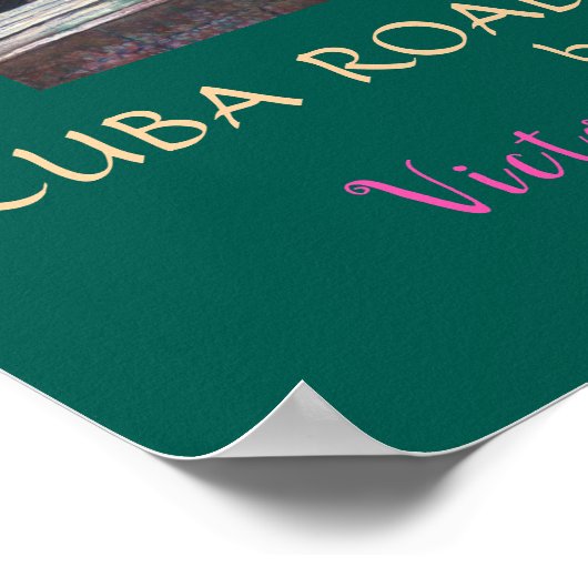 CUBA ROAD CUPLOA POSTER (Hoek)