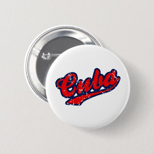 Cuba Ronde Button 5,7 Cm (Voorkant /achterkant)