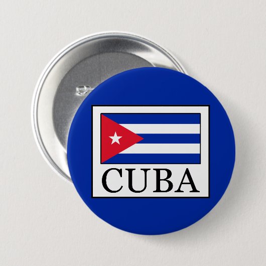 Cuba Ronde Button 7,6 Cm (Voorkant /achterkant)