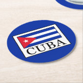 Cuba Ronde Kartonnen Onderzetter (Gebogen)