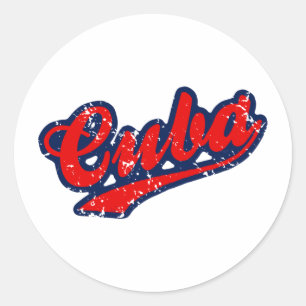 Cuba Ronde Sticker