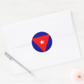 cuba ronde sticker (Envelop)