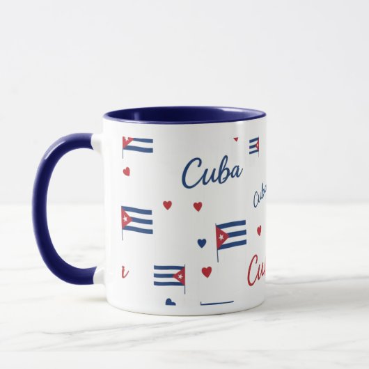 Cuba Roots Pattern Mok | Caribische Vlag (Links)