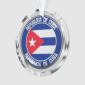 Cuba Round Emblem Ornament (voorkant)