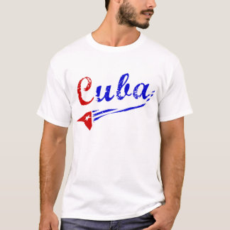 Cuba-Shirt met Cubaanse vlag T-shirt